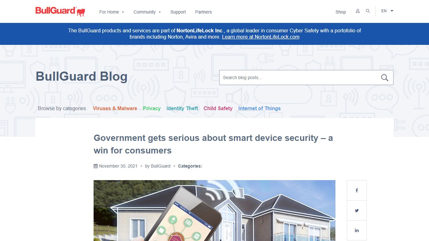 Government gets serious about smart device security – a win for consumers